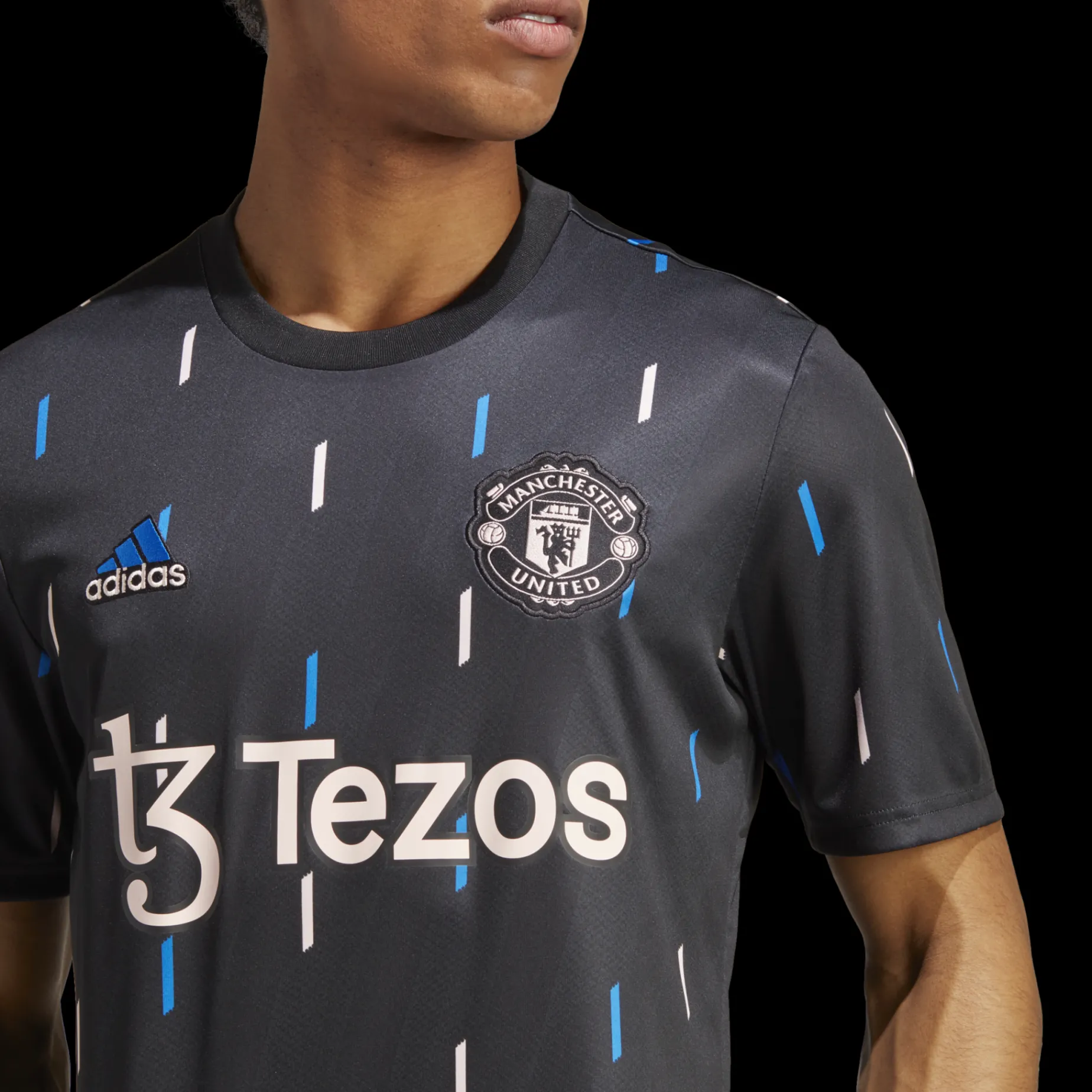 Manchester United Pre Match Shirt, Fotbollstroja Herr