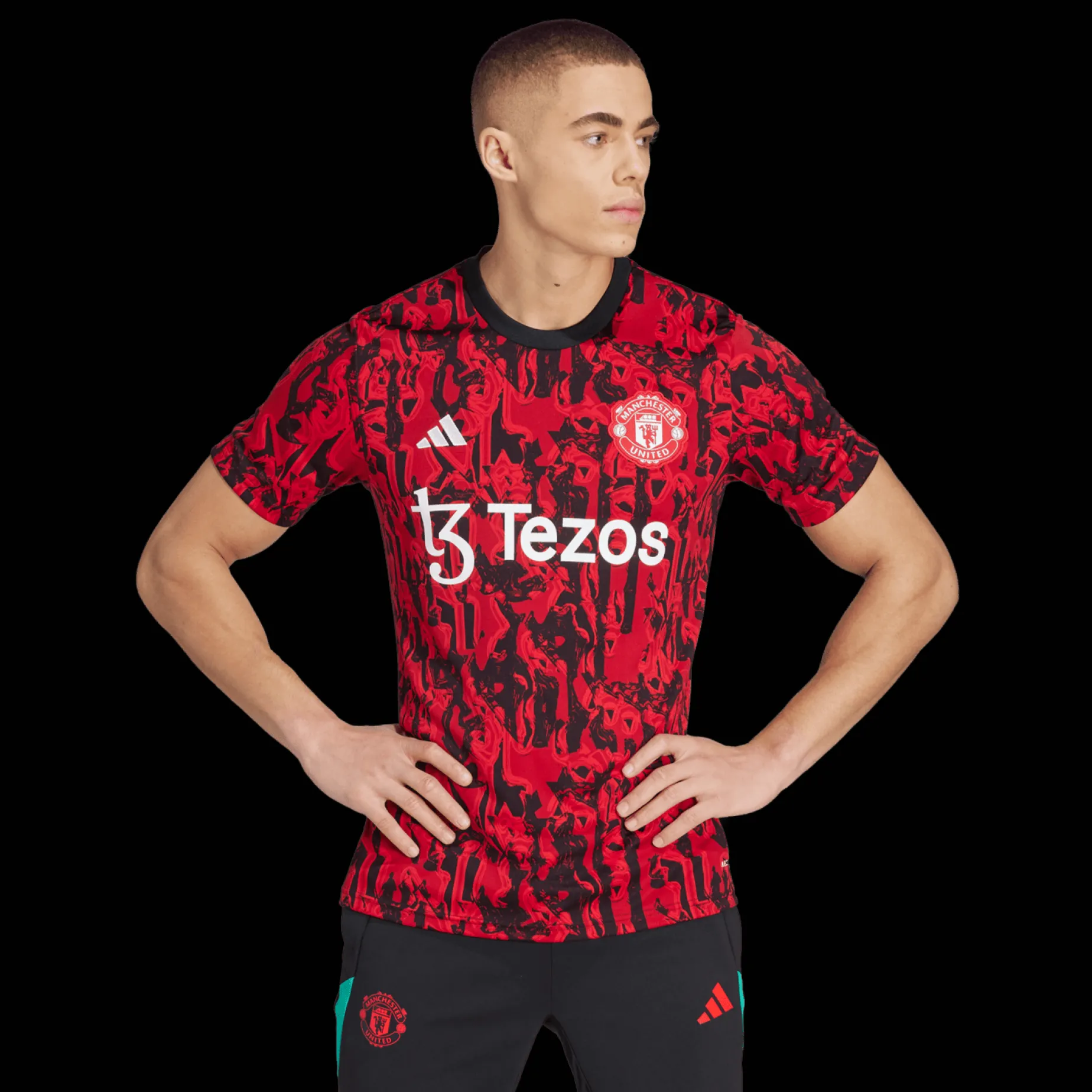 Manchester United Pre-Match Jersey 2023/24, Fotbollstroja, Herr