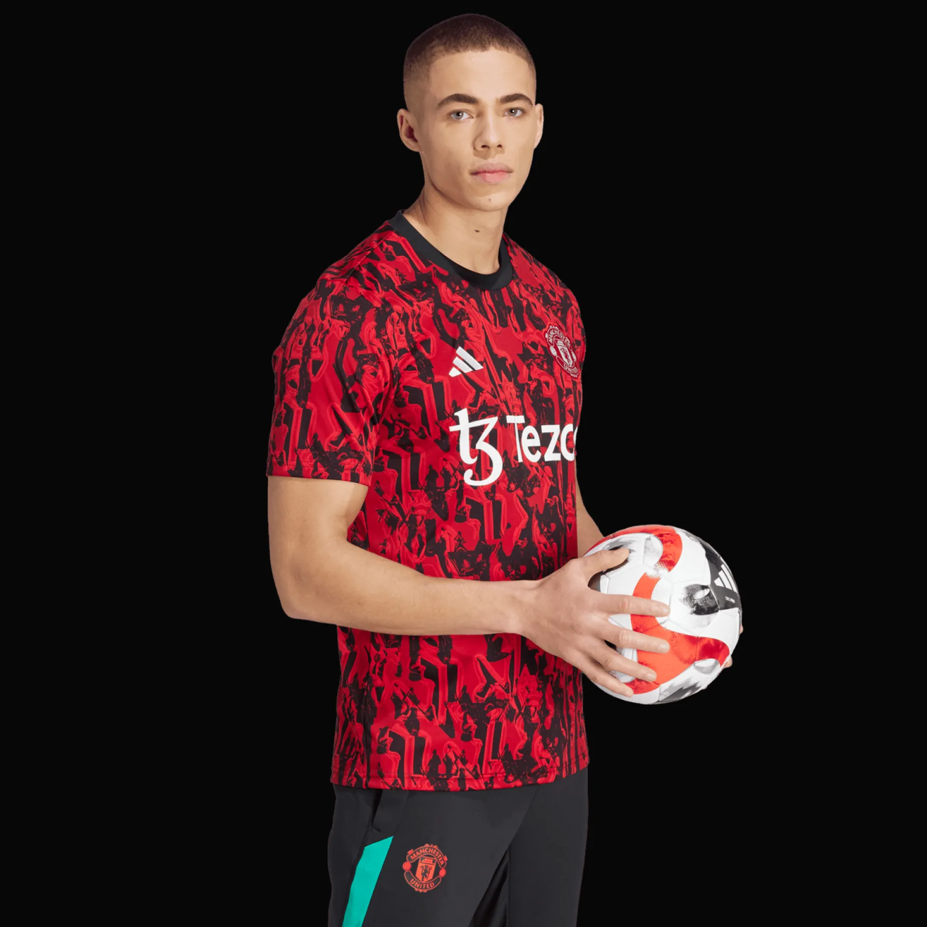 Manchester United Pre-Match Jersey 2023/24, Fotbollstroja, Herr