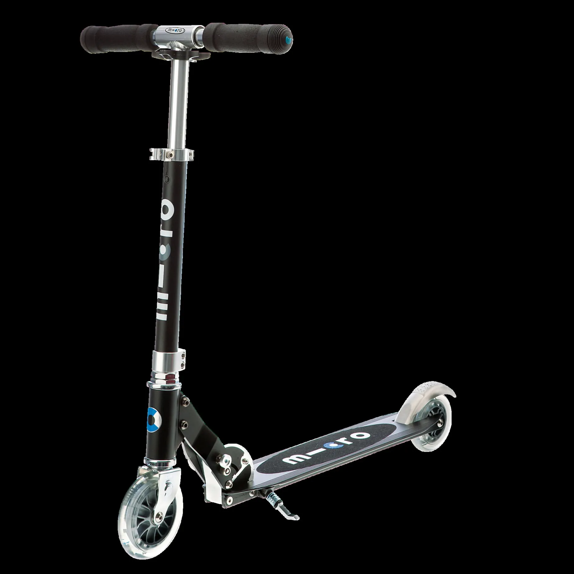 Micro Sprite Black Scooter, Sparkcykel