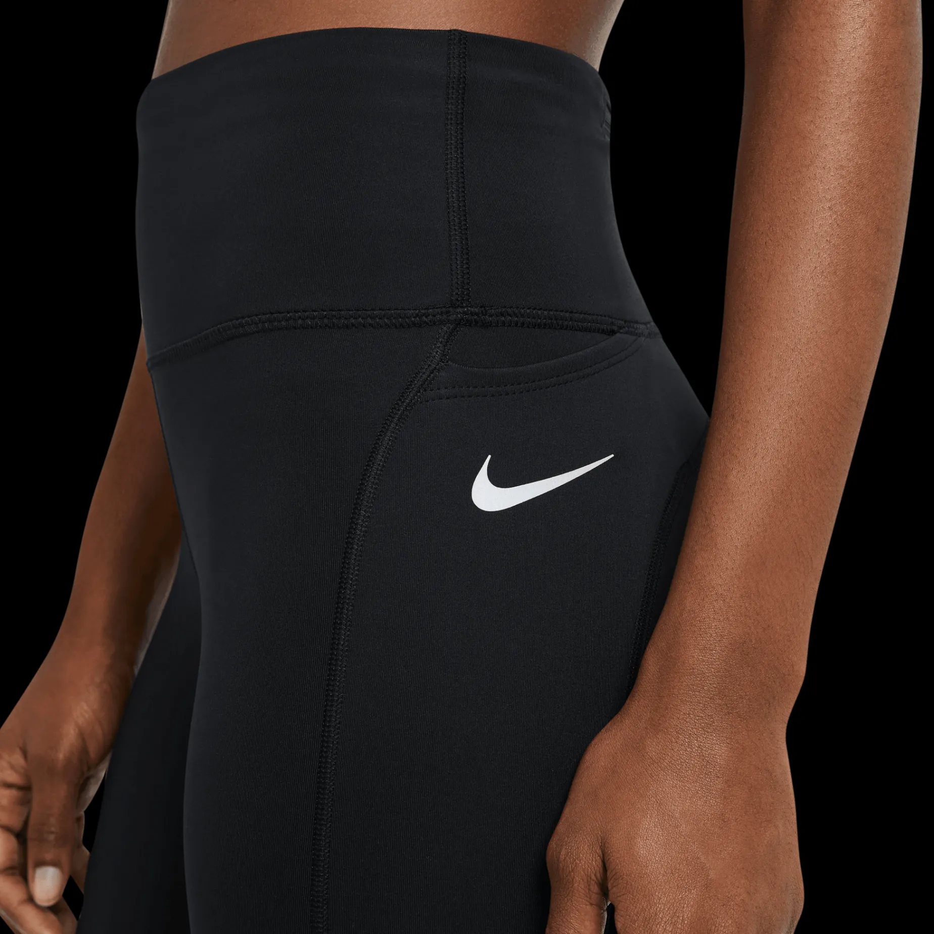 Nike Dri-Fit Fast Crop, Traningstights Dam
