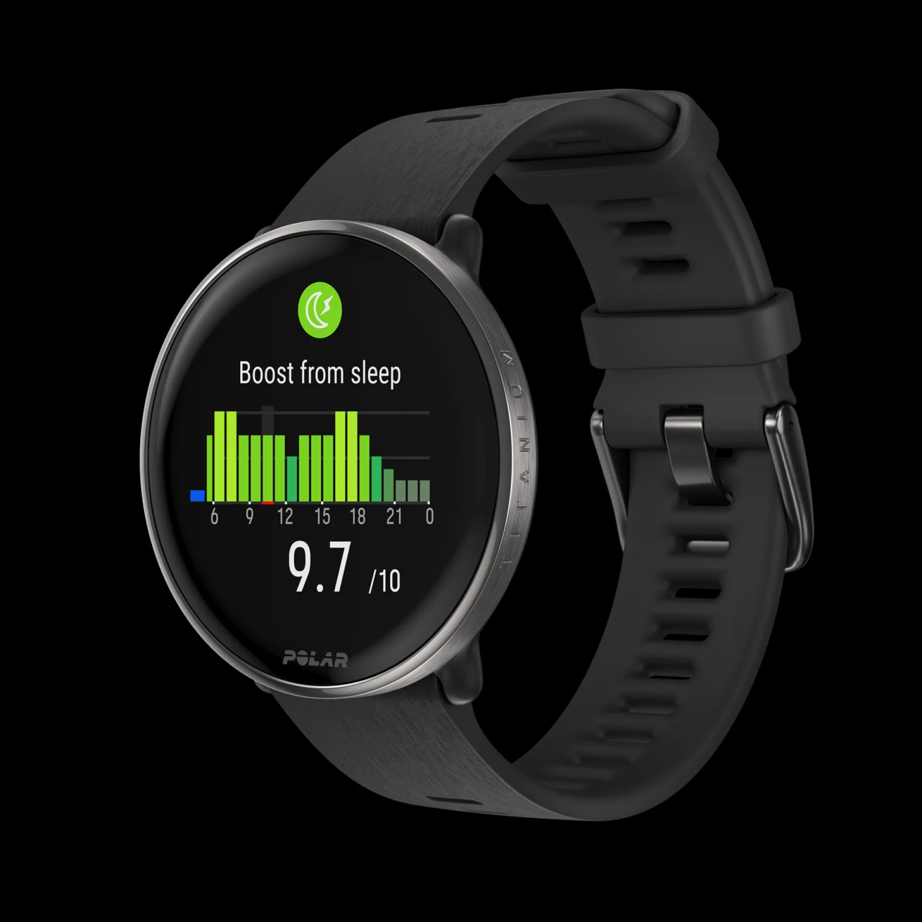 Polar Ignite 3 Titan, Multisportklocka, Smartwatch, Unisex