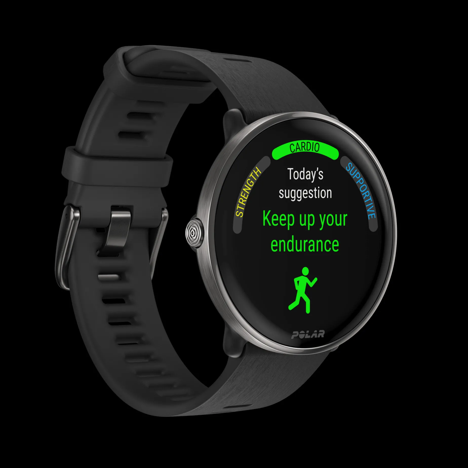 Polar Ignite 3 Titan, Multisportklocka, Smartwatch, Unisex