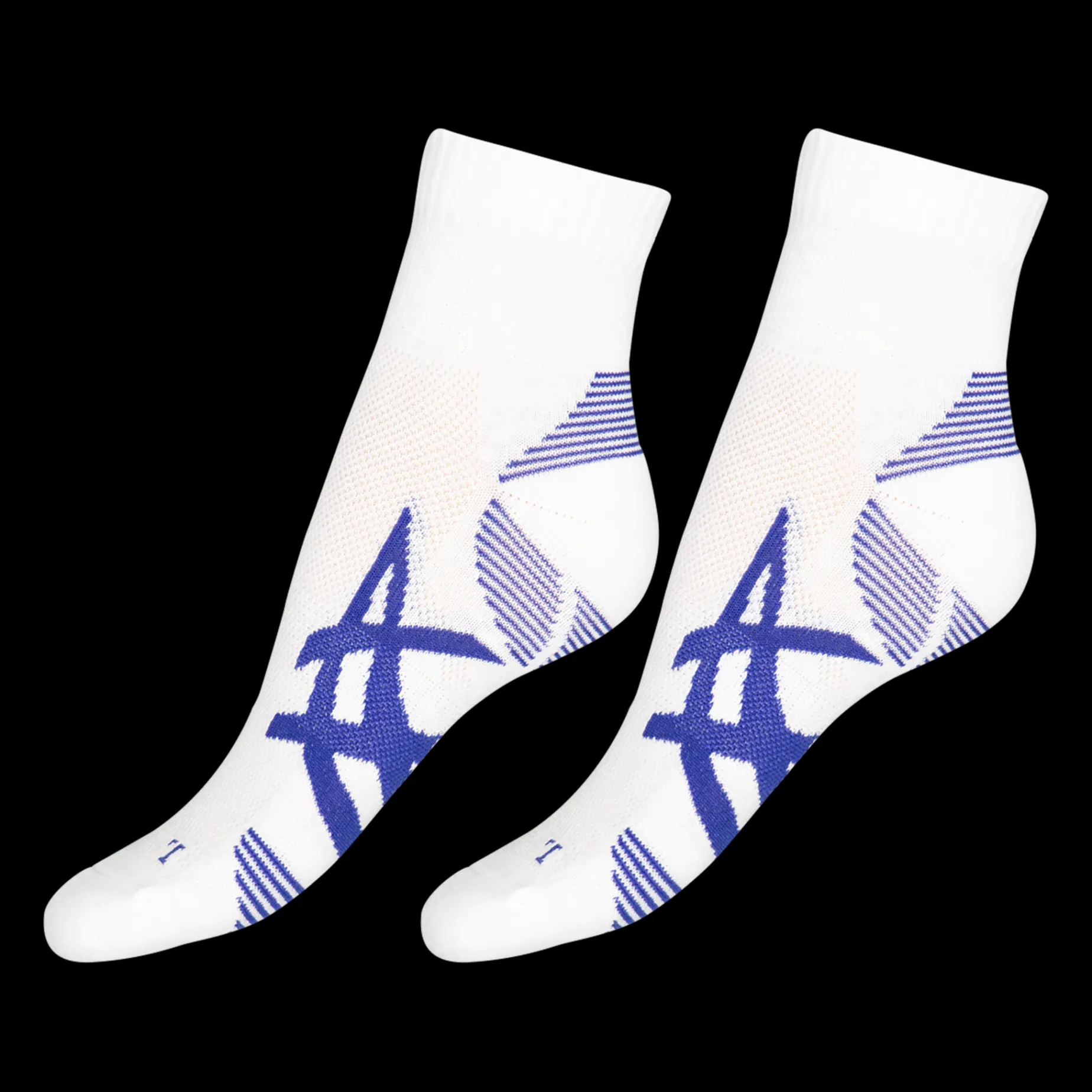 2Ppk Cushion Run Quarter Sock, Loparstrumpor Unisex
