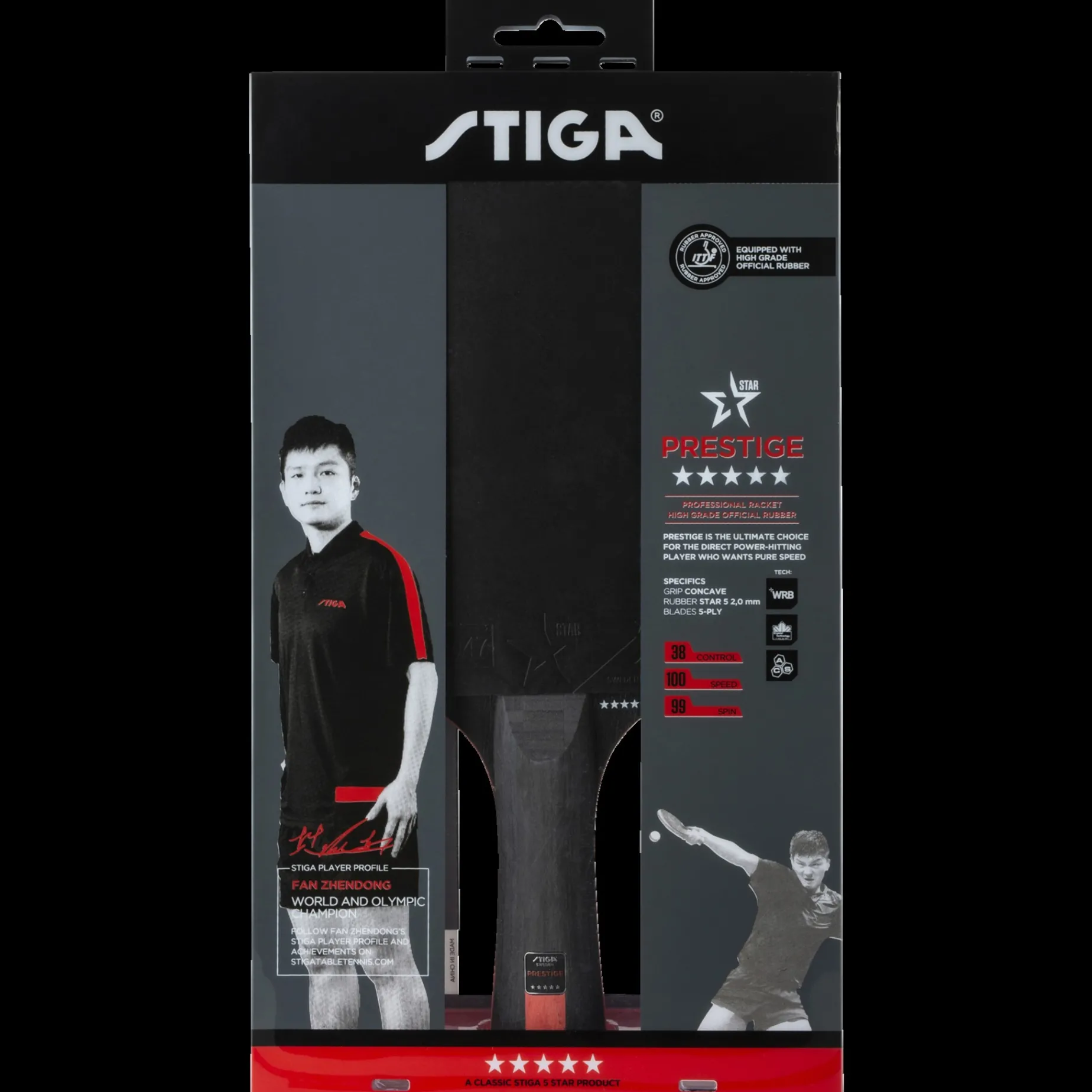 Prestige 5-Star, Bordtennisracket