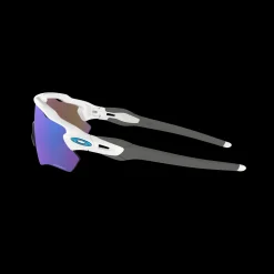 Radar Ev Path Pol Wht W/ Prizm Sapphire, Skid-/Cykelglasogon, Unisex