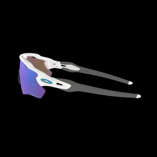 Radar Ev Path Pol Wht W/ Prizm Sapphire, Skid-/Cykelglasogon, Unisex