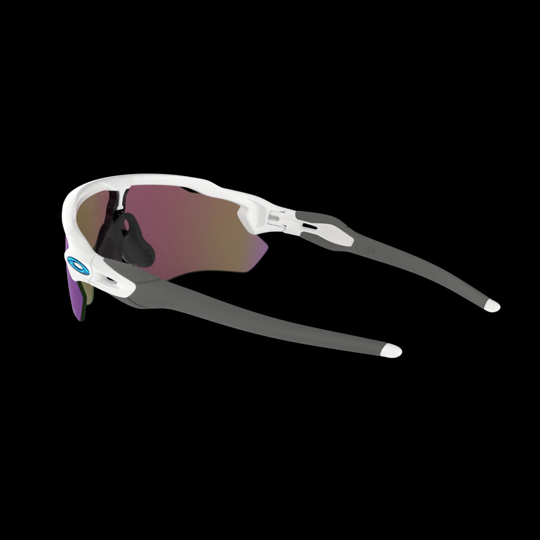 Radar Ev Path Pol Wht W/ Prizm Sapphire, Skid-/Cykelglasogon, Unisex