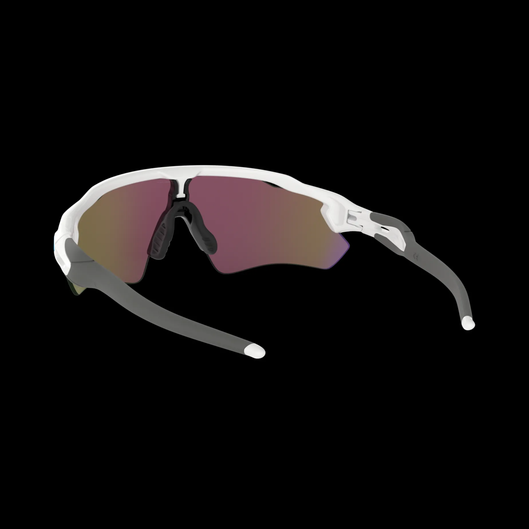 Radar Ev Path Pol Wht W/ Prizm Sapphire, Skid-/Cykelglasogon, Unisex