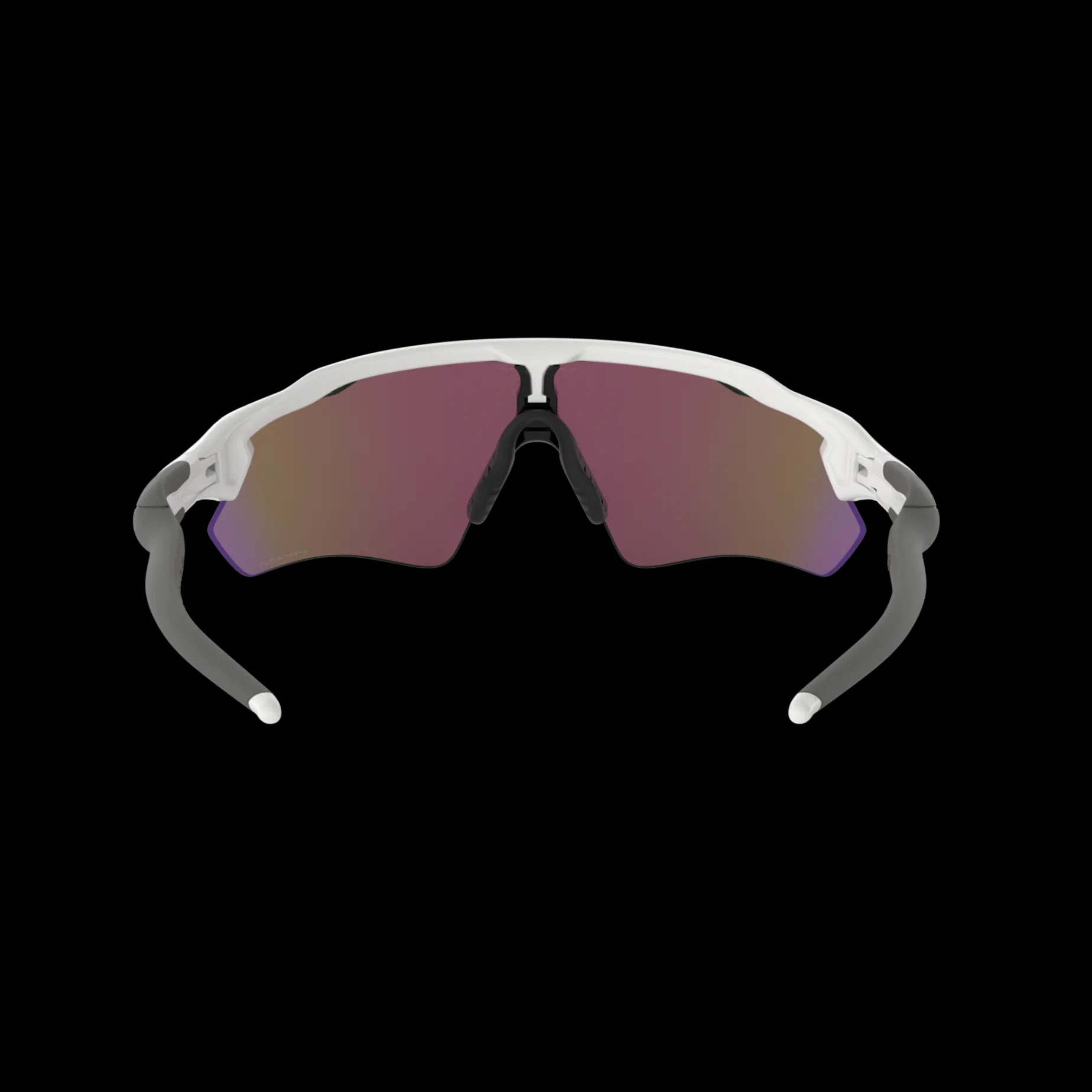 Radar Ev Path Pol Wht W/ Prizm Sapphire, Skid-/Cykelglasogon, Unisex