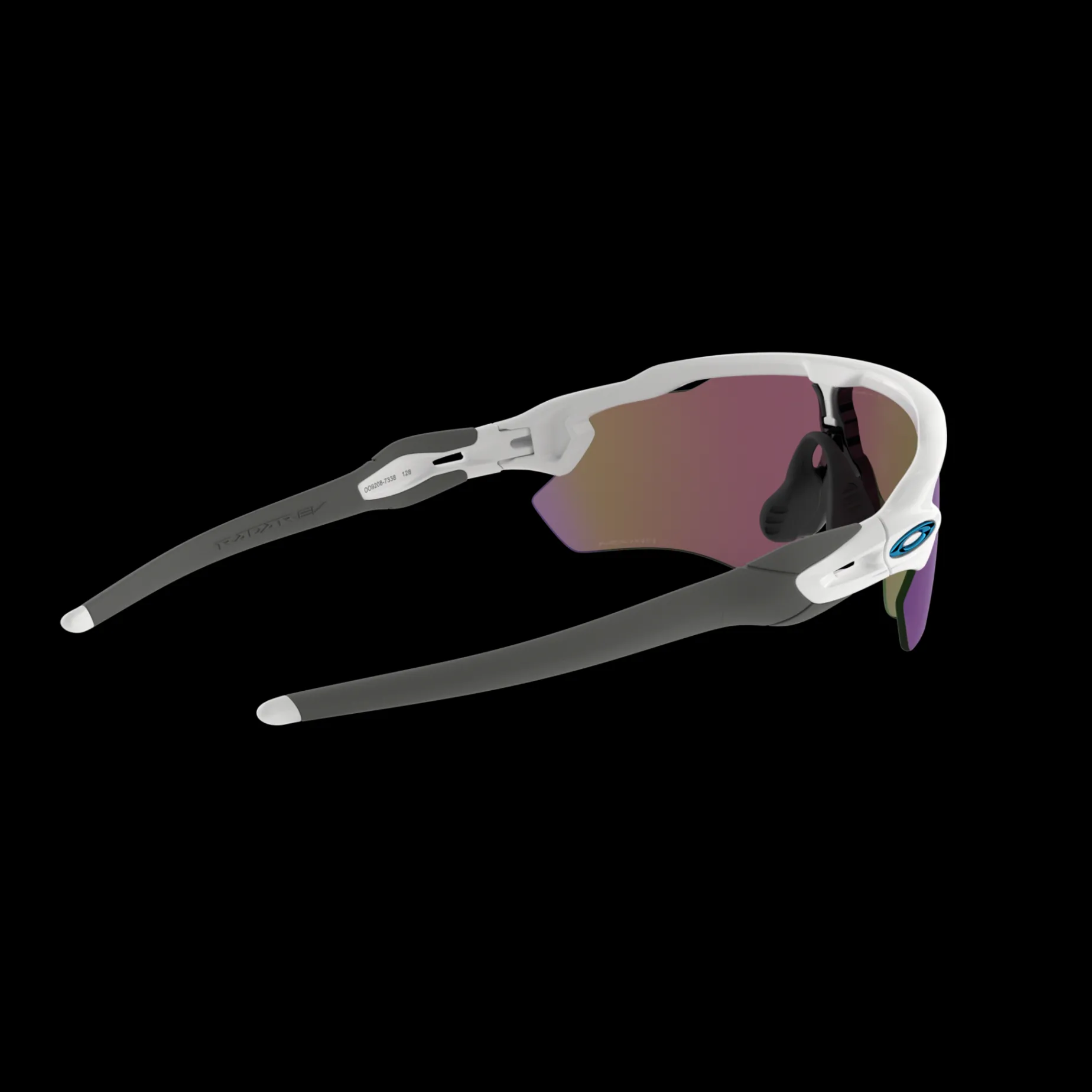 Radar Ev Path Pol Wht W/ Prizm Sapphire, Skid-/Cykelglasogon, Unisex
