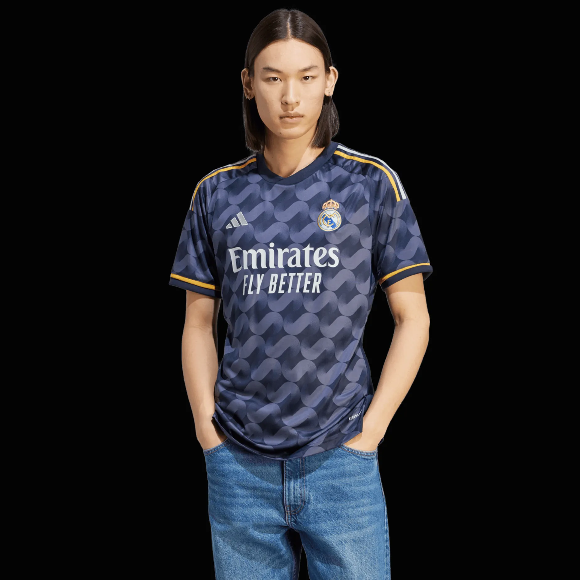 Real Madrid Away Jersey 2023/24, Fotbollsdrakt, Herr