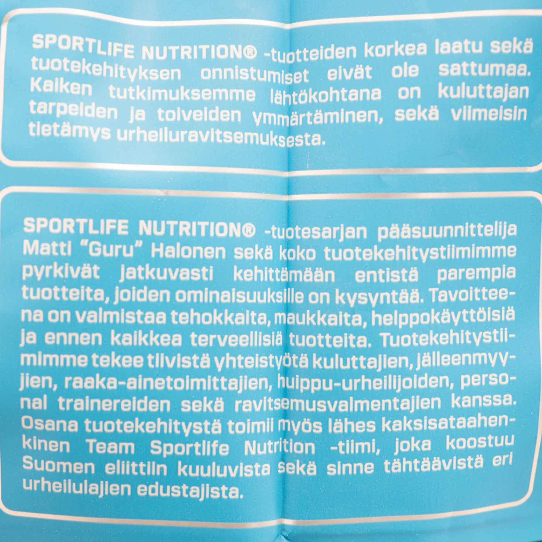 Recovery+, Aterhamtningsdryck