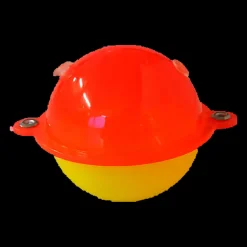 Round 25Mm 2-P Yellow/Red, Plastkula