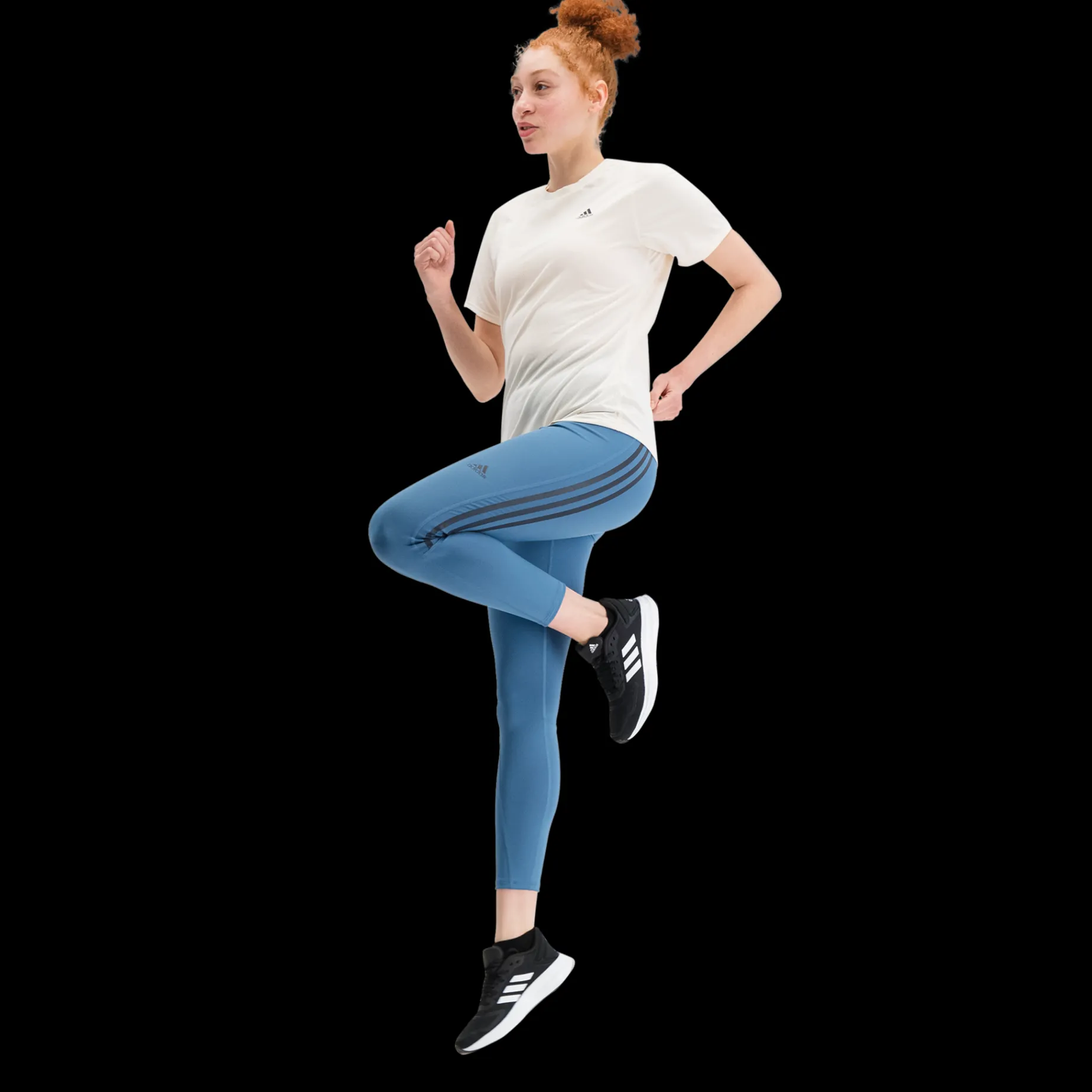 Run Icons 3 Stripes 7/8 Running Tight, Lopartights Dam