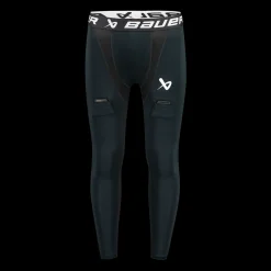 S22 Bauer Perf Jock Pant 23/24, Kompressionsbyxor Med Suspensoar, Senior