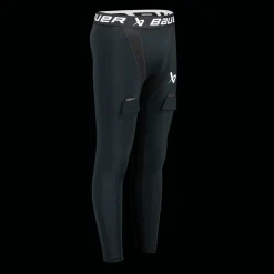 S22 Bauer Perf Jock Pant 23/24, Kompressionsbyxor Med Suspensoar, Senior