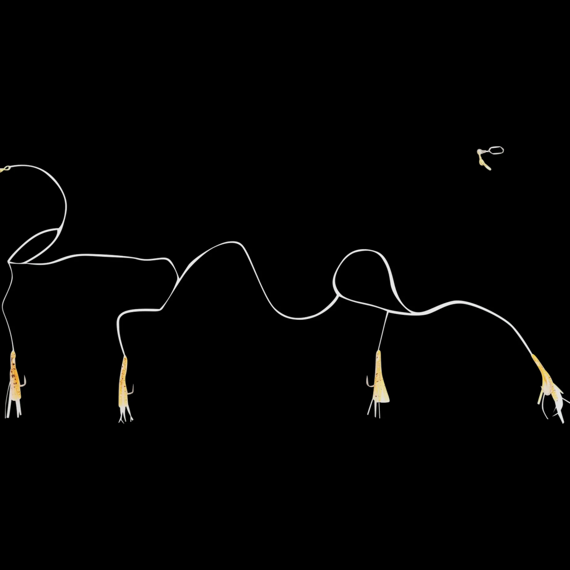 Sabiki Micro Octopus 3/0, Fardig Rigg