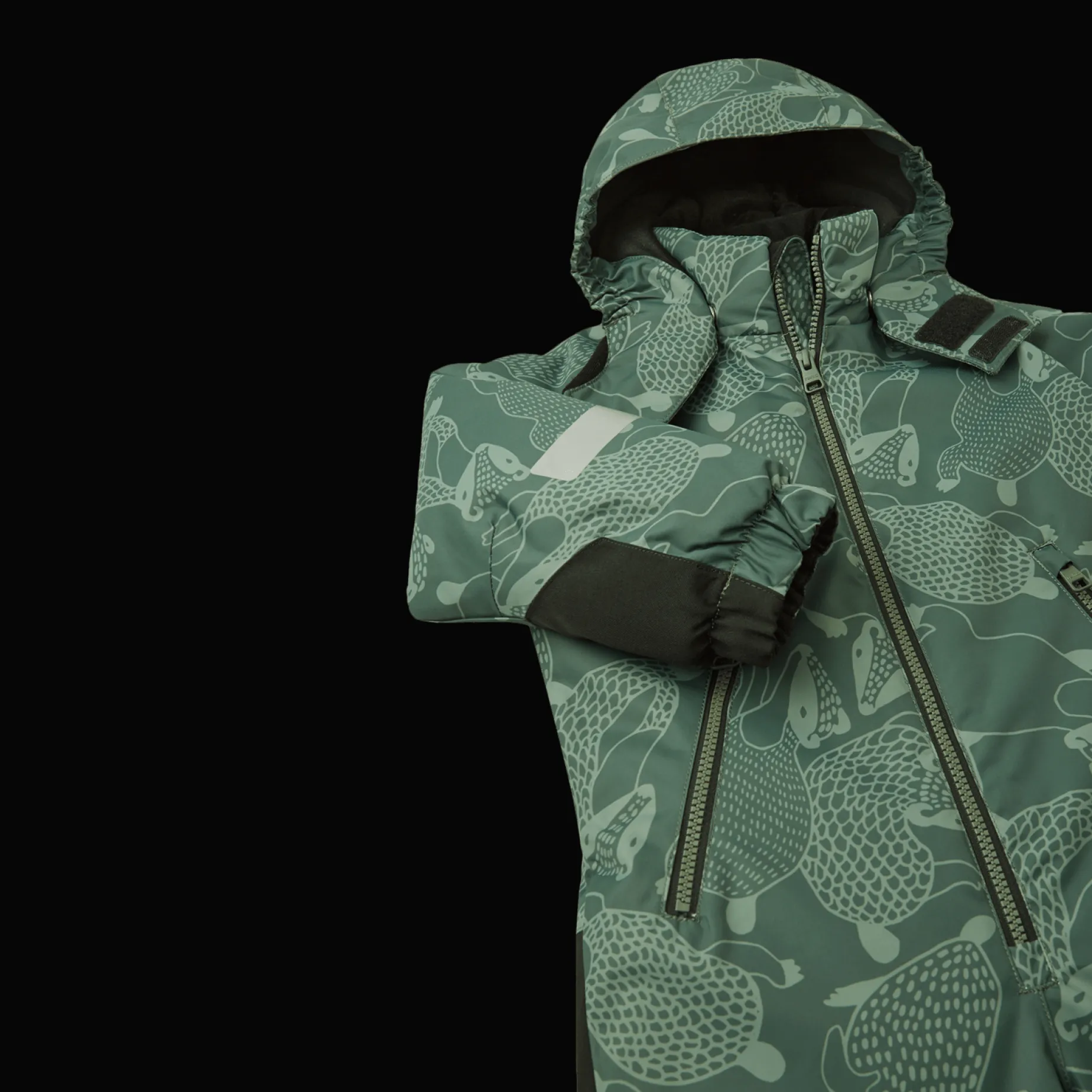 Snowstorm, Overall Barn