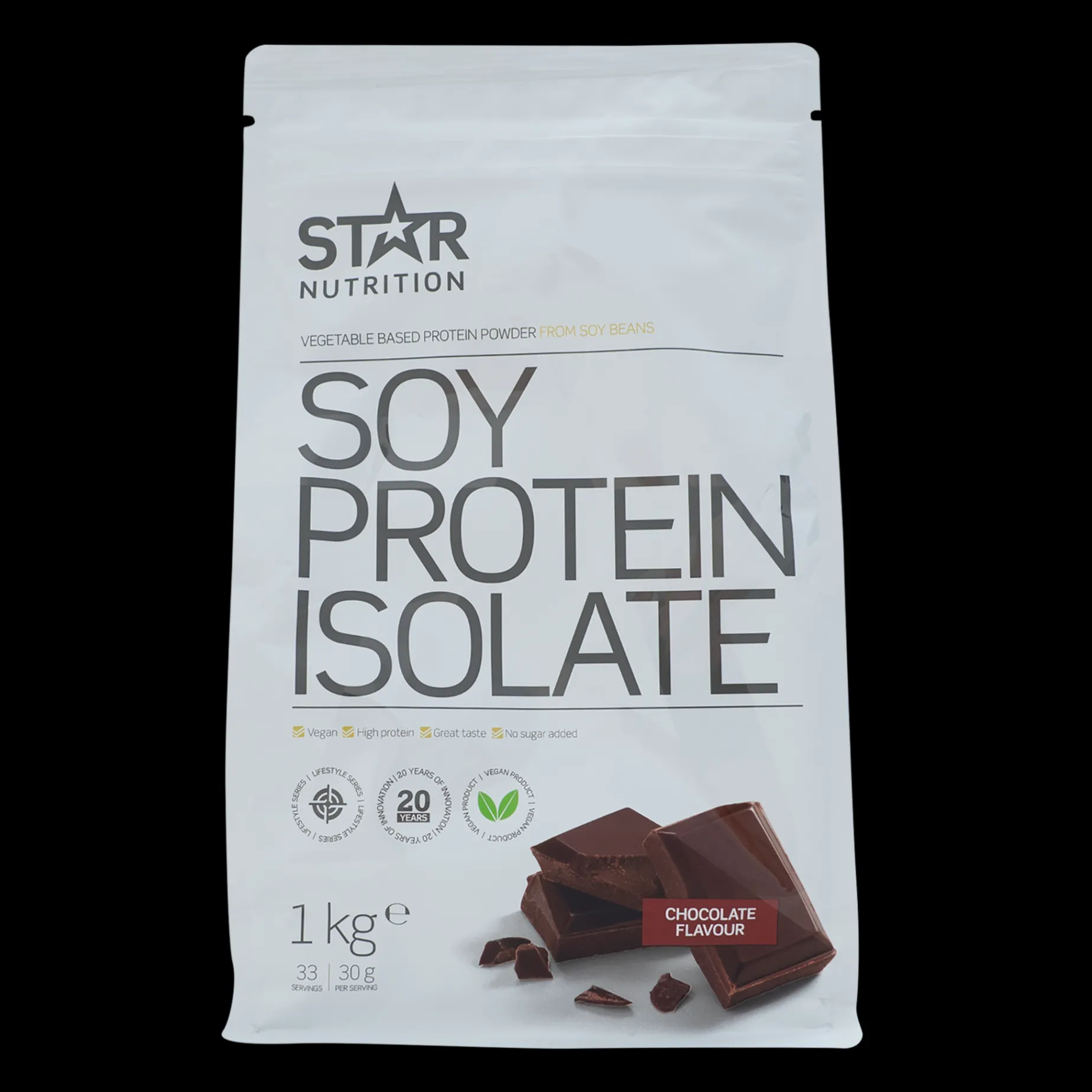 Soy Protein Isolate 1 Kg, Proteinpulver