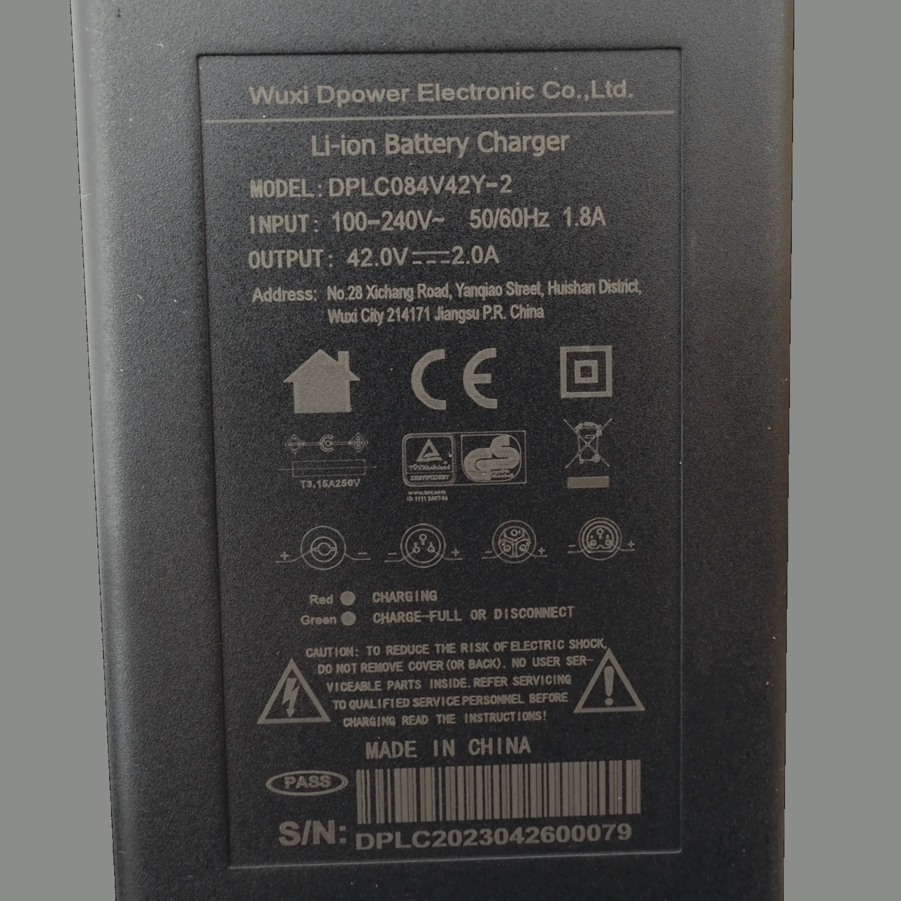 Spare Part - Charger A - White/ Velocity