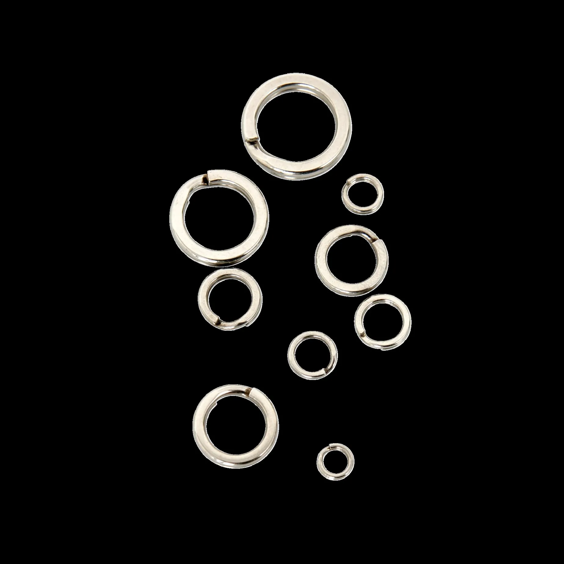 Split Ring Hqsr-9Mm, (15-Pack), Splitring