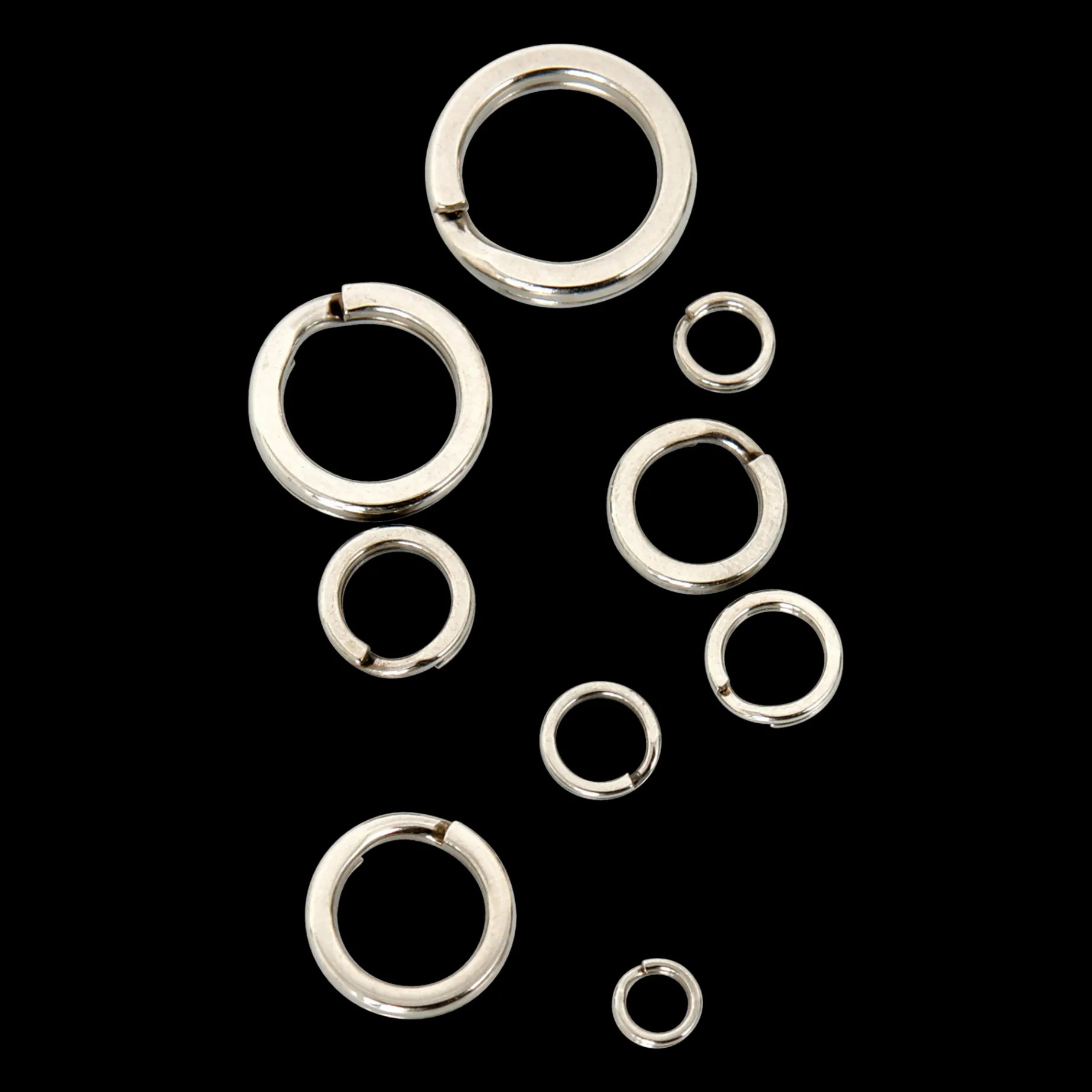 Split Ring Hqsr-9Mm, (15-Pack), Splitring