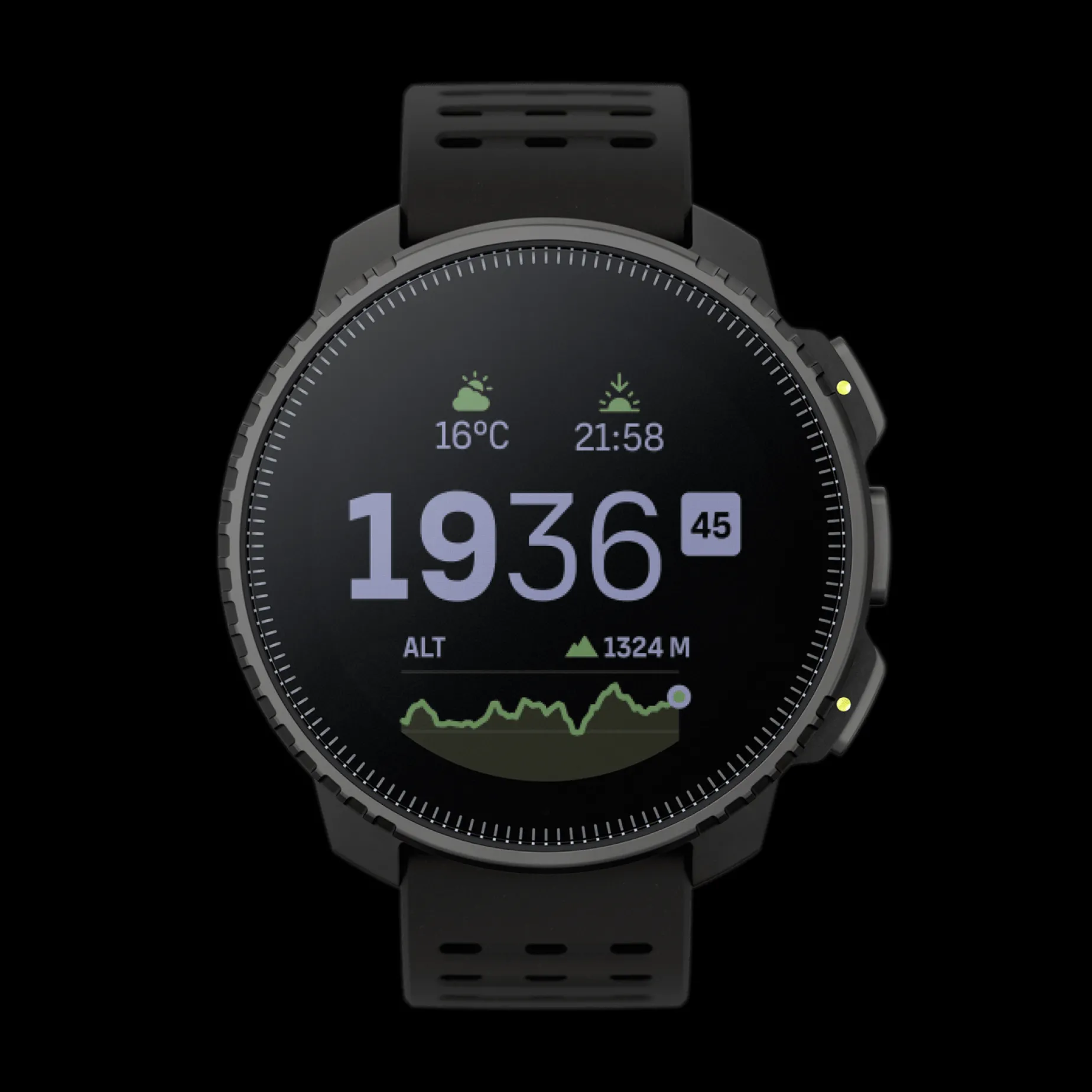 Suunto Vertical All Black, Multisportklocka, Smartklocka, Unisex