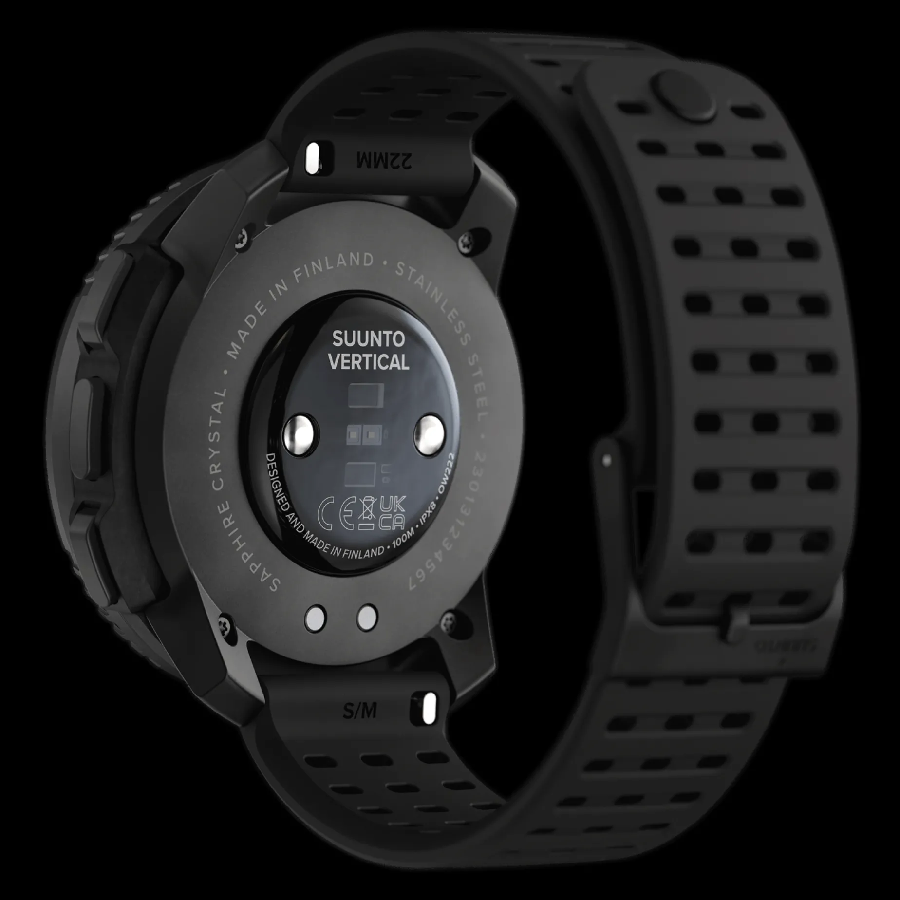 Suunto Vertical All Black, Multisportklocka, Smartklocka, Unisex