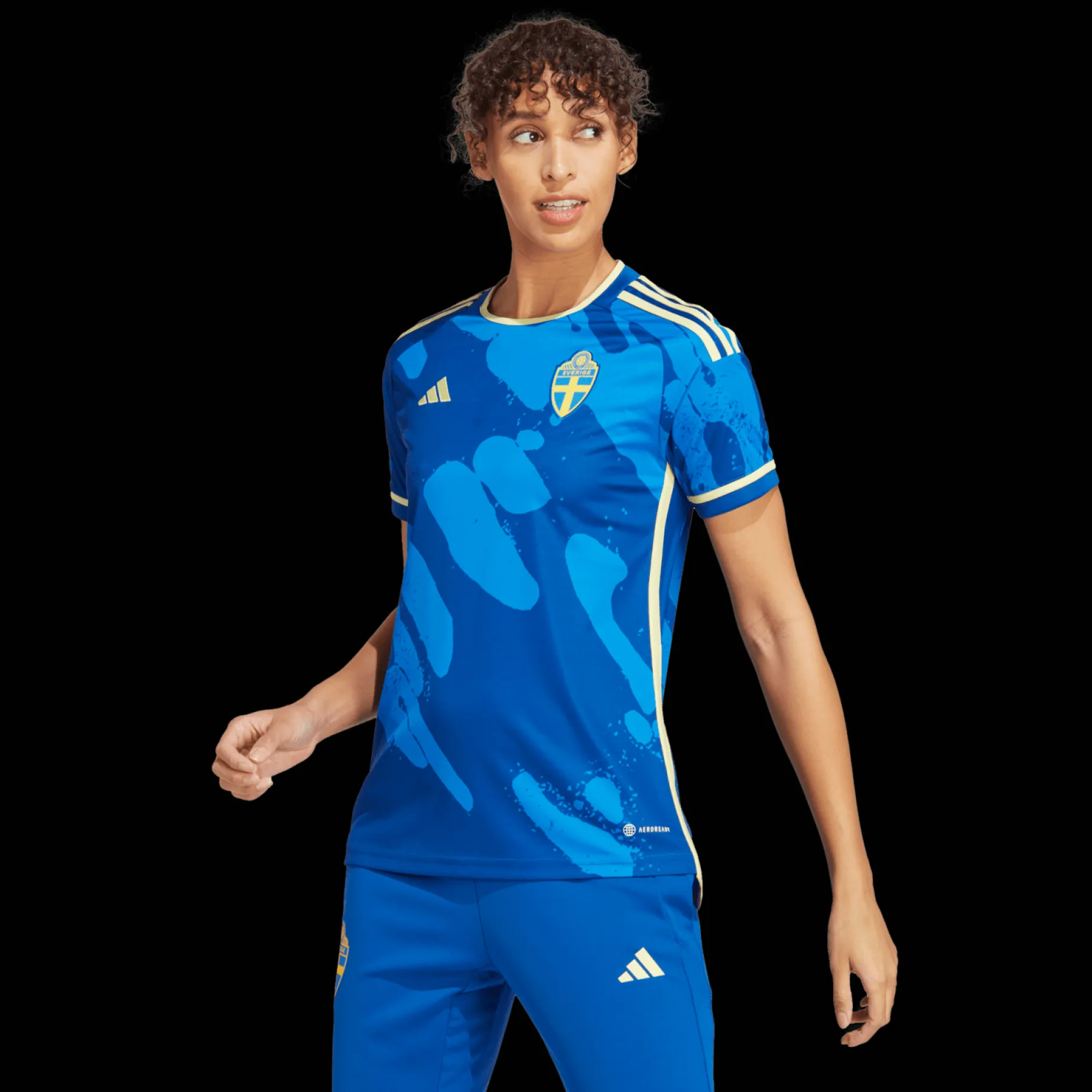 Sweden Away Jersey Women / World Cup 2 023 Fotbollsdrakt, Dam