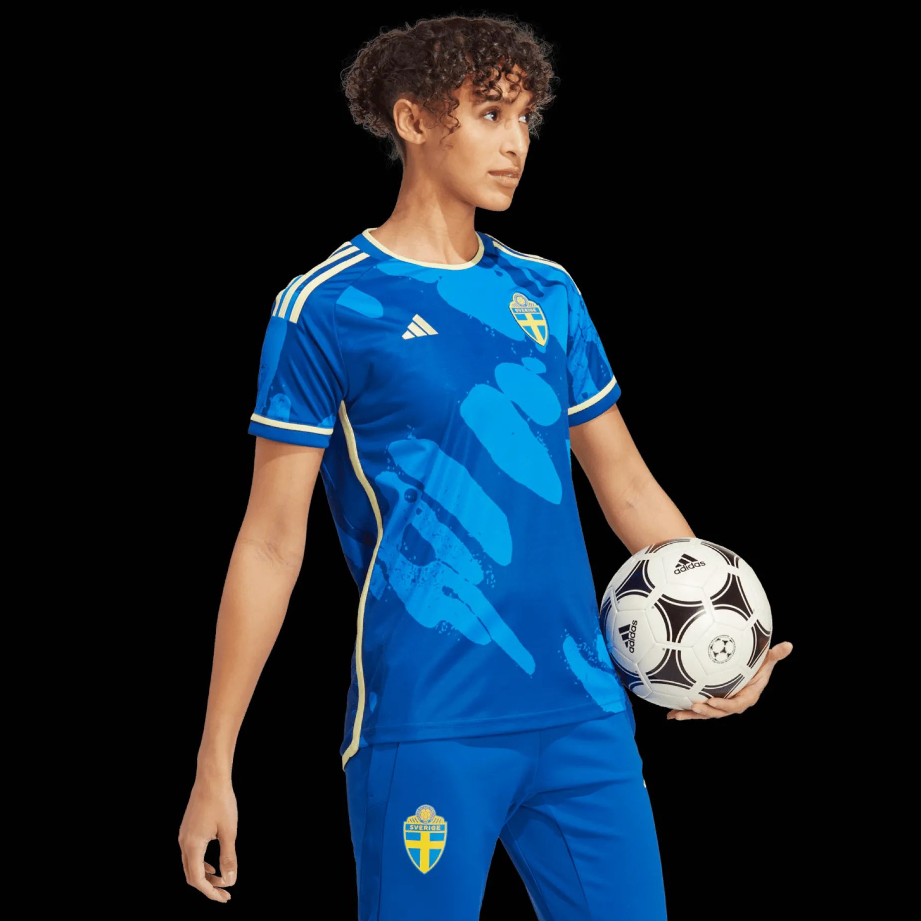 Sweden Away Jersey Women / World Cup 2 023 Fotbollsdrakt, Dam