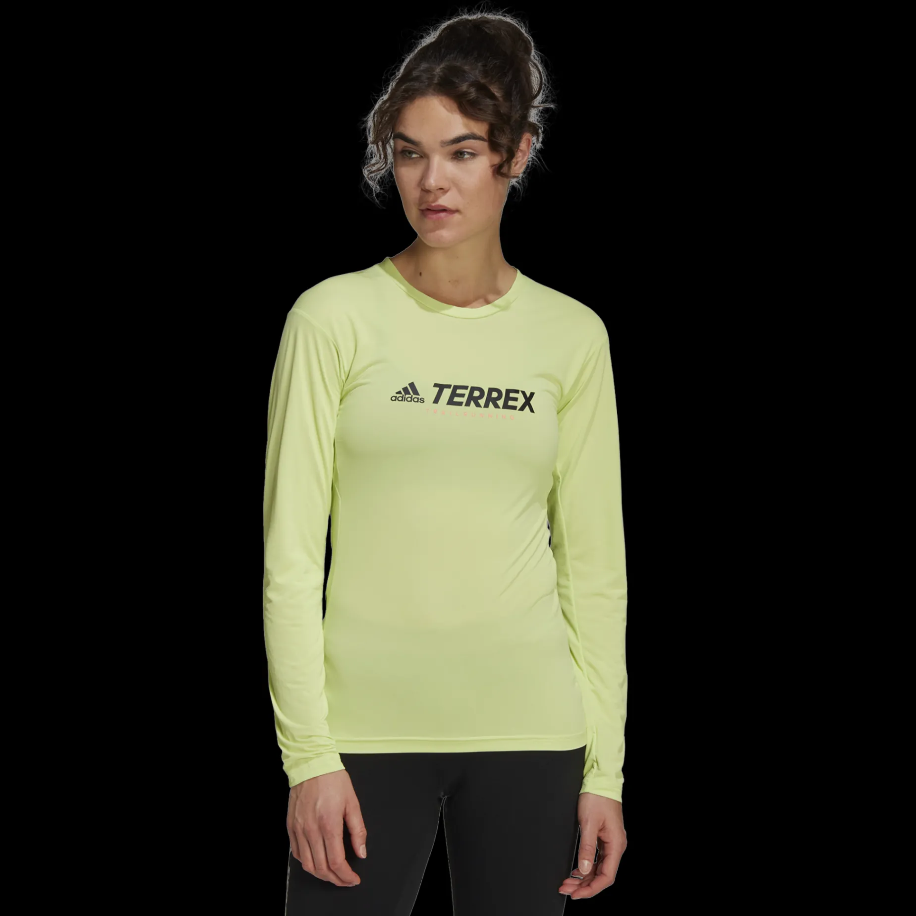 Terrex Primeblue Trail Longsleeve, Traningstroja Dam