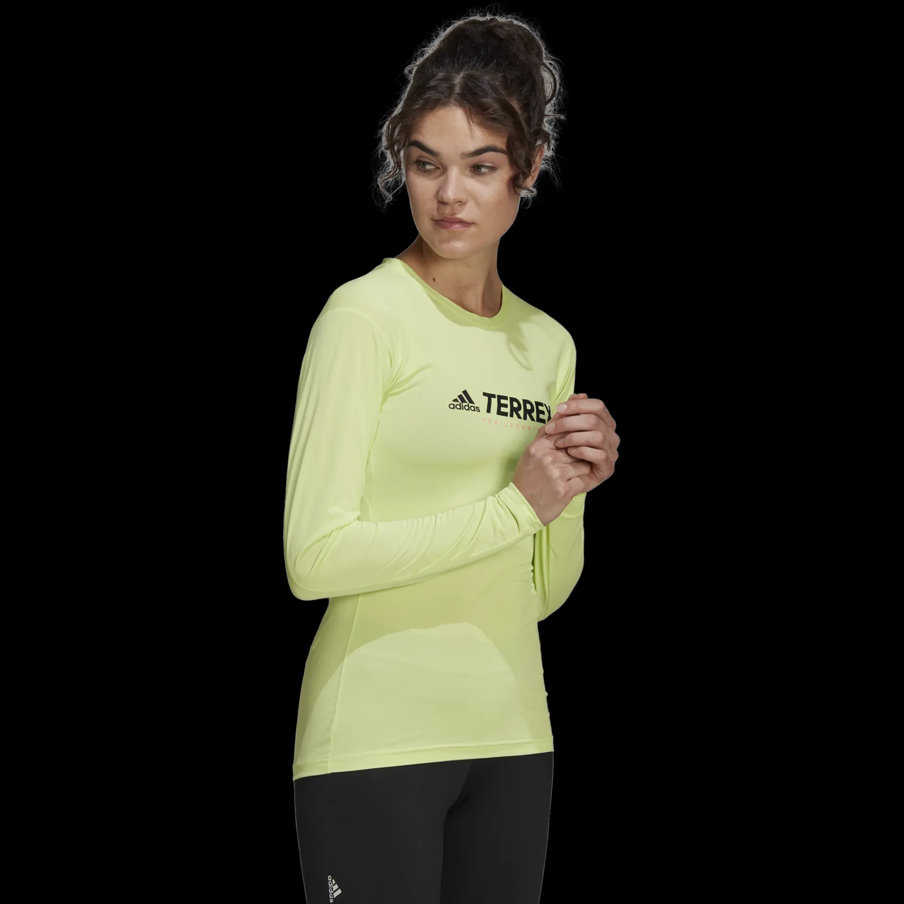 Terrex Primeblue Trail Longsleeve, Traningstroja Dam