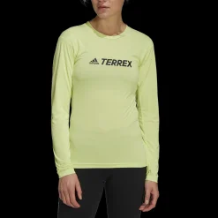 Terrex Primeblue Trail Longsleeve, Traningstroja Dam