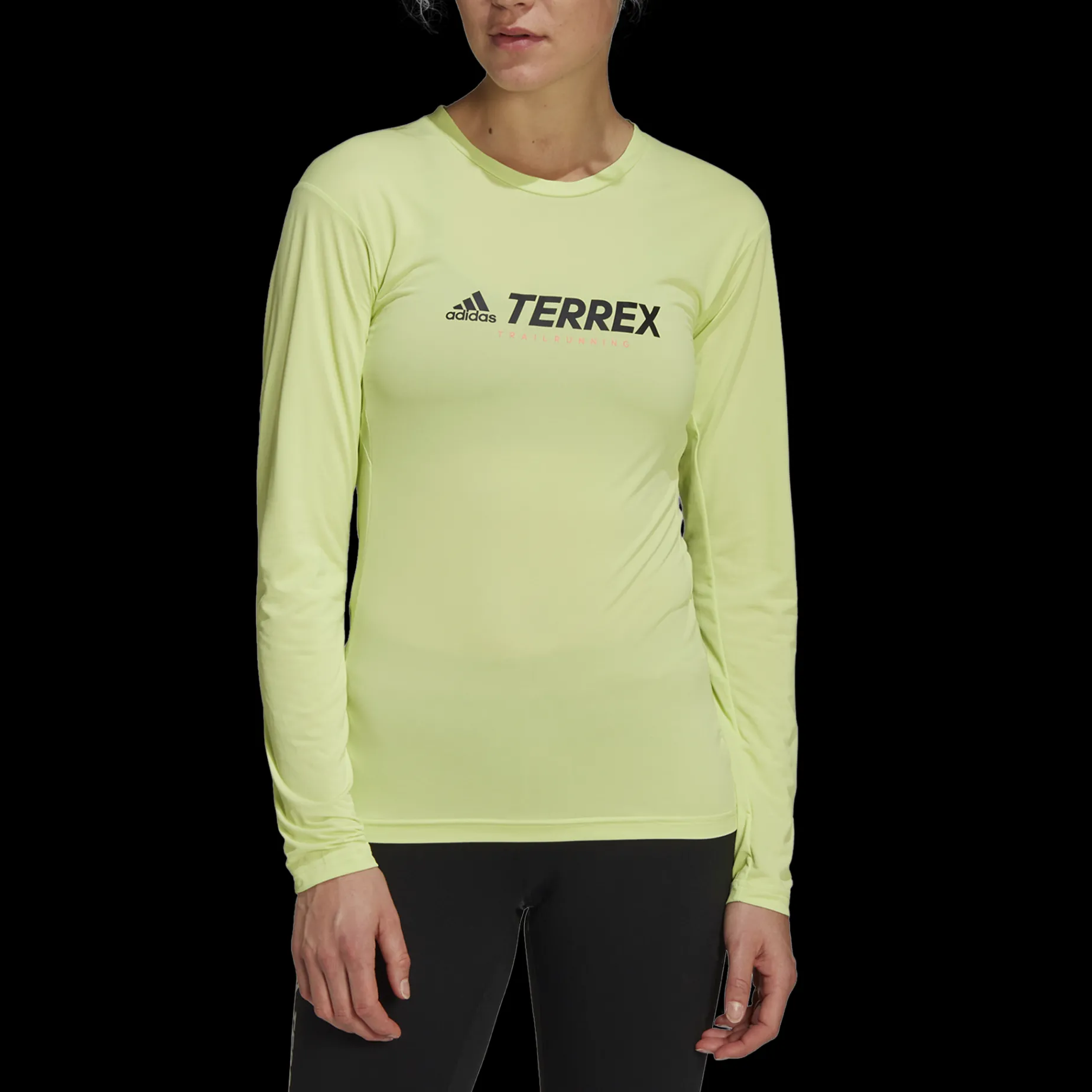 Terrex Primeblue Trail Longsleeve, Traningstroja Dam