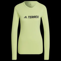 Terrex Primeblue Trail Longsleeve, Traningstroja Dam