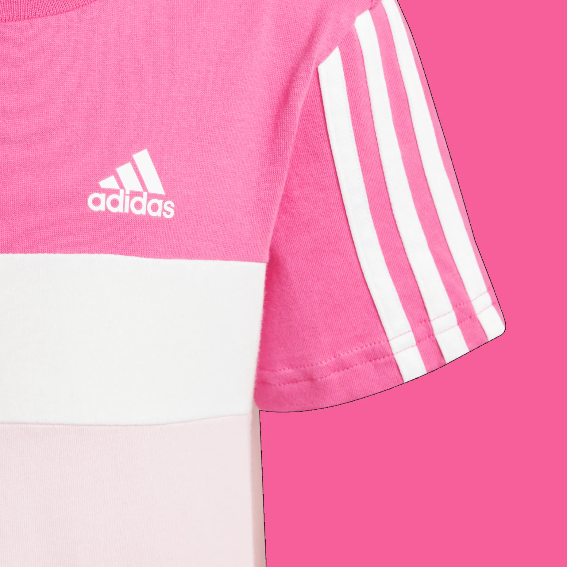 Tiberio 3-Stripes Colorblock Cotton T-Shirt, T-Shirt Junior