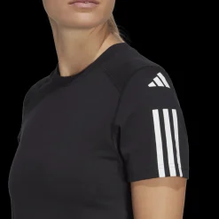 Train Essentials Train Cotton 3-Stripes Crop T-Shirt, T-Shirt, Dam