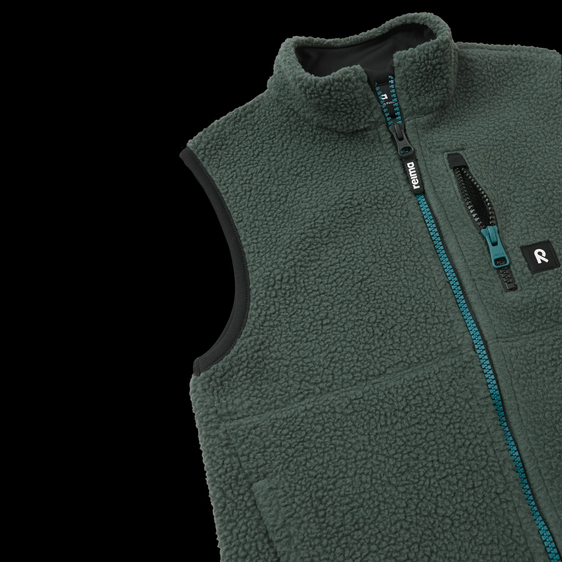 Turkis Vest, Fleecevast Barn