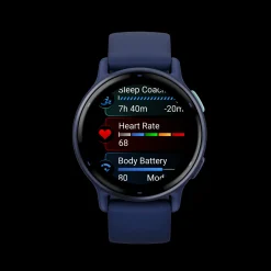 Vivoactive 5 Cpt. Blue Metallic, Smartklocka, Multisportklocka, Unisex
