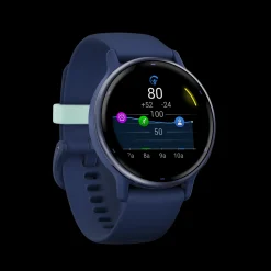 Vivoactive 5 Cpt. Blue Metallic, Smartklocka, Multisportklocka, Unisex