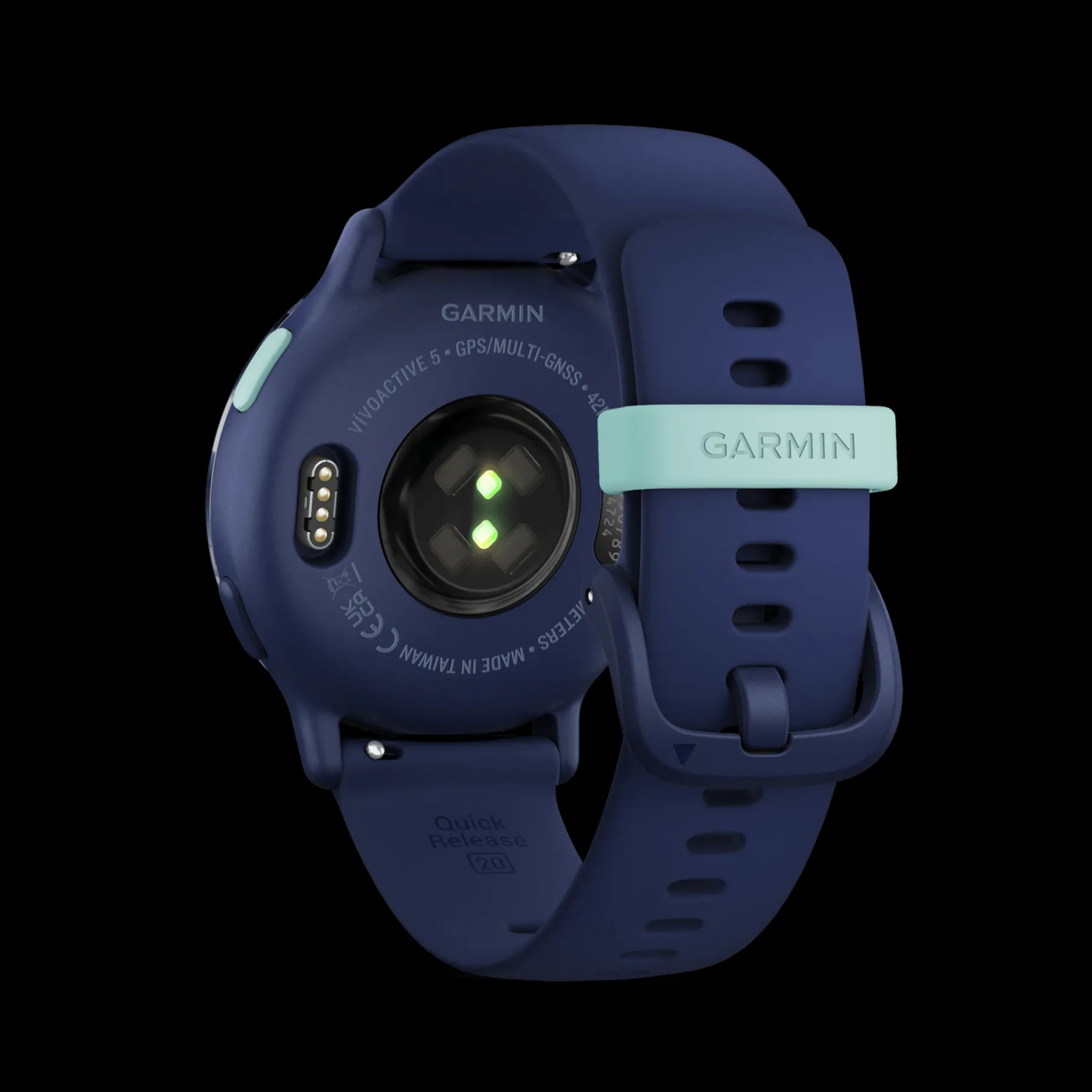 Vivoactive 5 Cpt. Blue Metallic, Smartklocka, Multisportklocka, Unisex