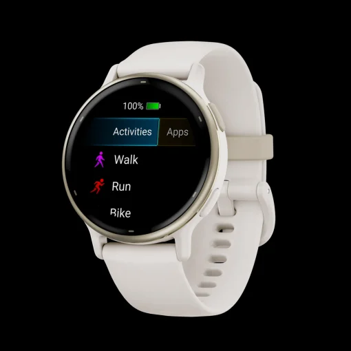 Vivoactive 5 Ivory & Cream Gold, Smartklocka, Multisportklocka, Unisex
