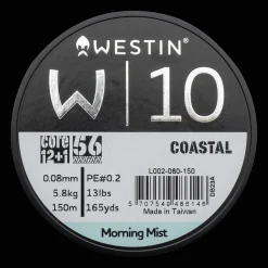 W10 13 Braid Coastal 0.08Mm 150M 5.8Kg, Fiskelina Multifilament