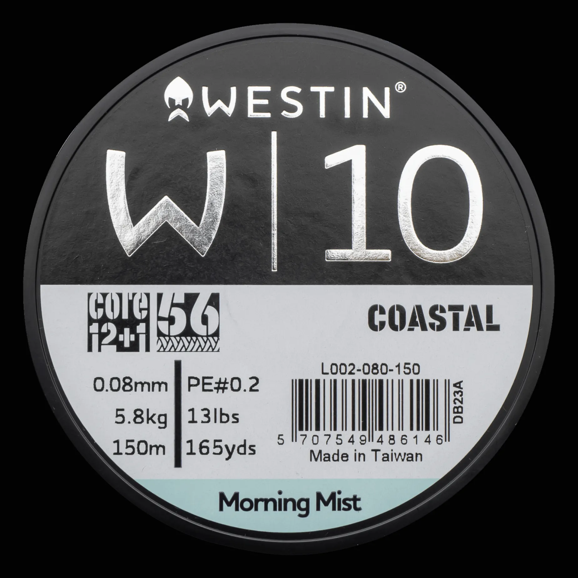 W10 13 Braid Coastal 0.08Mm 150M 5.8Kg, Fiskelina Multifilament