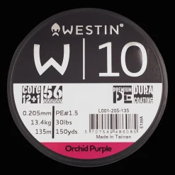 W10 13 Braid Orchid 0.205Mm 135M 13.4Kg, Fiskelina Multifilament