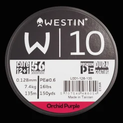 W10 13 Braid Orchid 0.128Mm 135M 7.4Kg, Fiskelina Multifilament