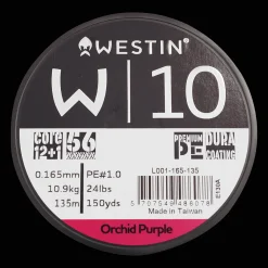 W10 13 Braid Orchid 0.165Mm 135M 10.9Kg, Fiskelina Multifilament