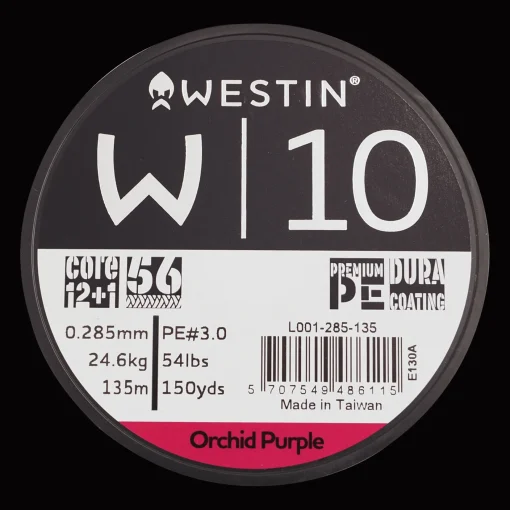 W10 13 Braid Orchid 0.285Mm 135M 24.6Kg, Fiskelina Multifilament