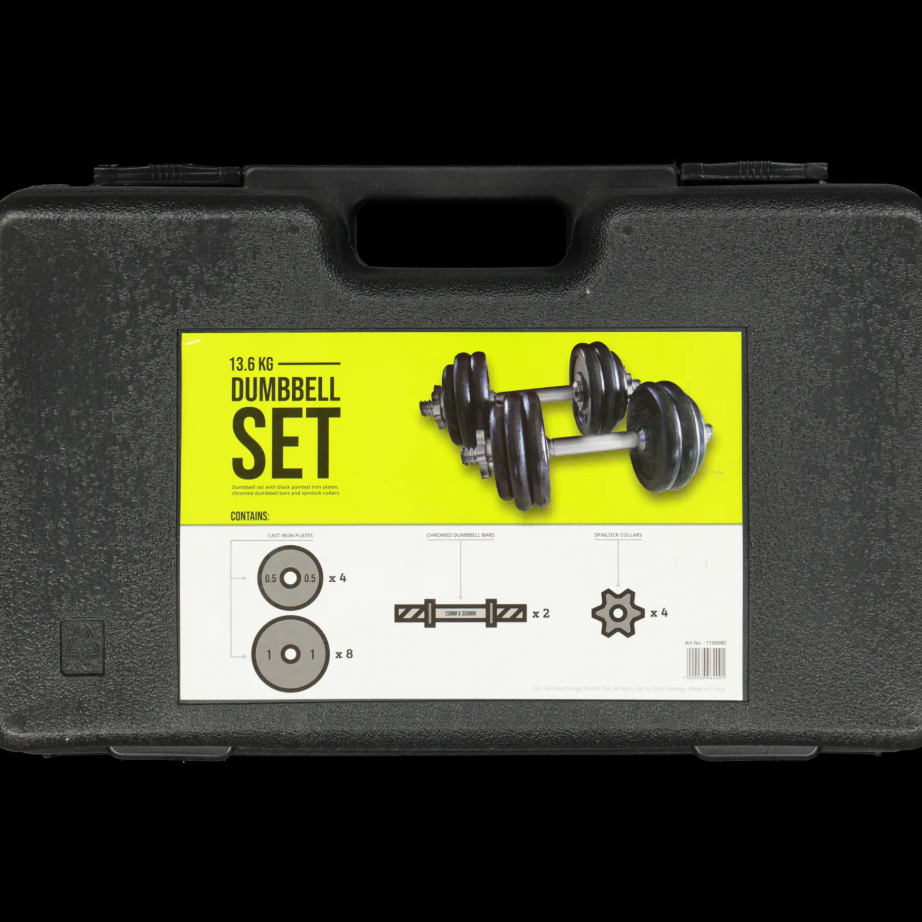 Weightcase 13.6Kg, Hantelset